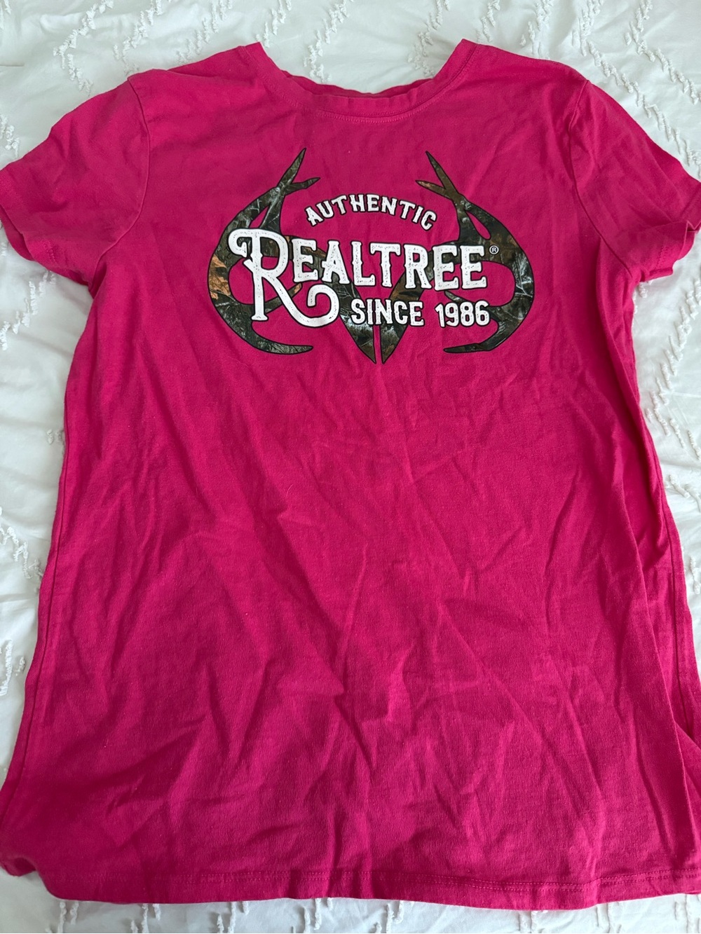 Realtree Hot Pink Logo Tee